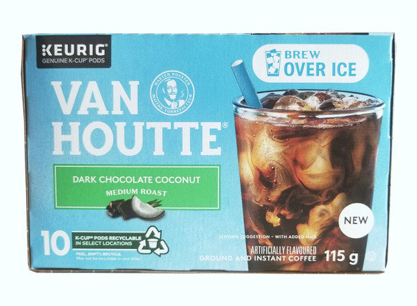 Van Houtte Brew over Ice Caramel Vanilla Medium Roast Coffee, 10 K
