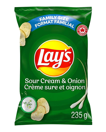 Lay's Baked Potato Crisps Sour Cream & Onion Flavored 0.875 Oz, Snacks,  Chips & Dips