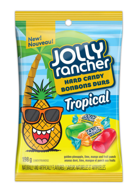 JOLLY RANCHER Tropical Hard Candy, 198g/7 oz.