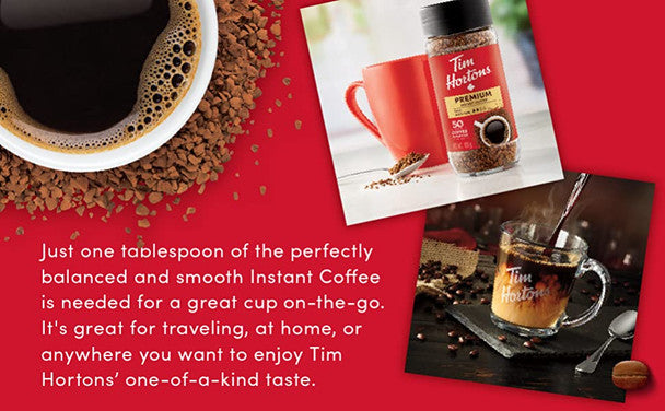 Tim Hortons Premium Instant Coffee, Medium Roast 300g/10.5 oz., .