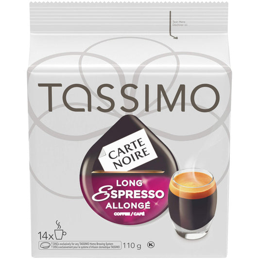 Buy Tassimo Carte Noire Long Espresso - 110g/3.9oz (14 T-Discs)