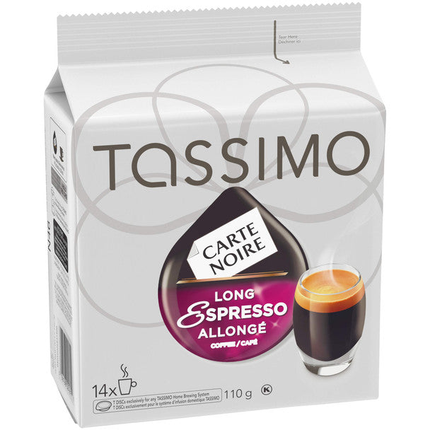 Order Tassimo Carte Noire Long Espresso - 110g/3.9oz (14 T-Discs)