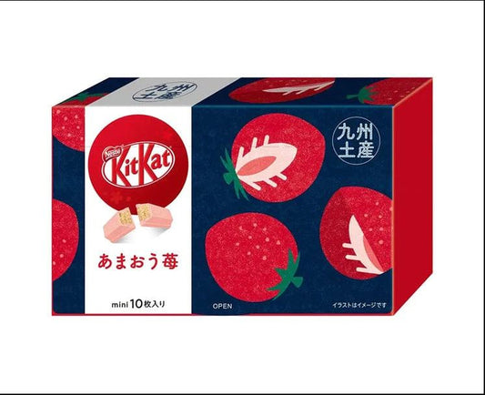 Kit Kat Japan Kyushu Amaou Strawberry (Regional Taste Series)