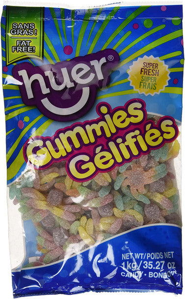 Buy Huer Small Sour Octopus Gummy Candy Bag - 1kg/2.2lb