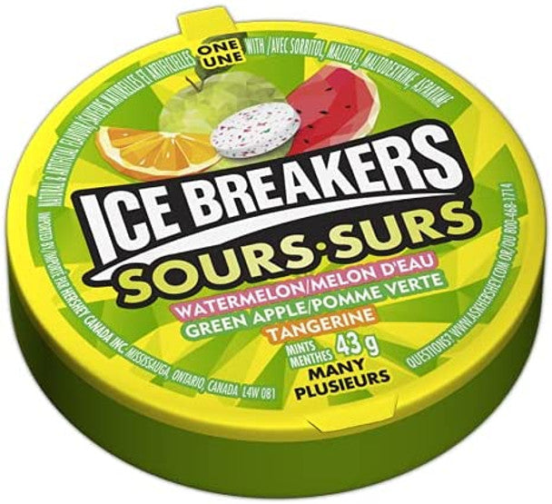 Ice Breakers Sour Fruits Pucks - 1.5oz