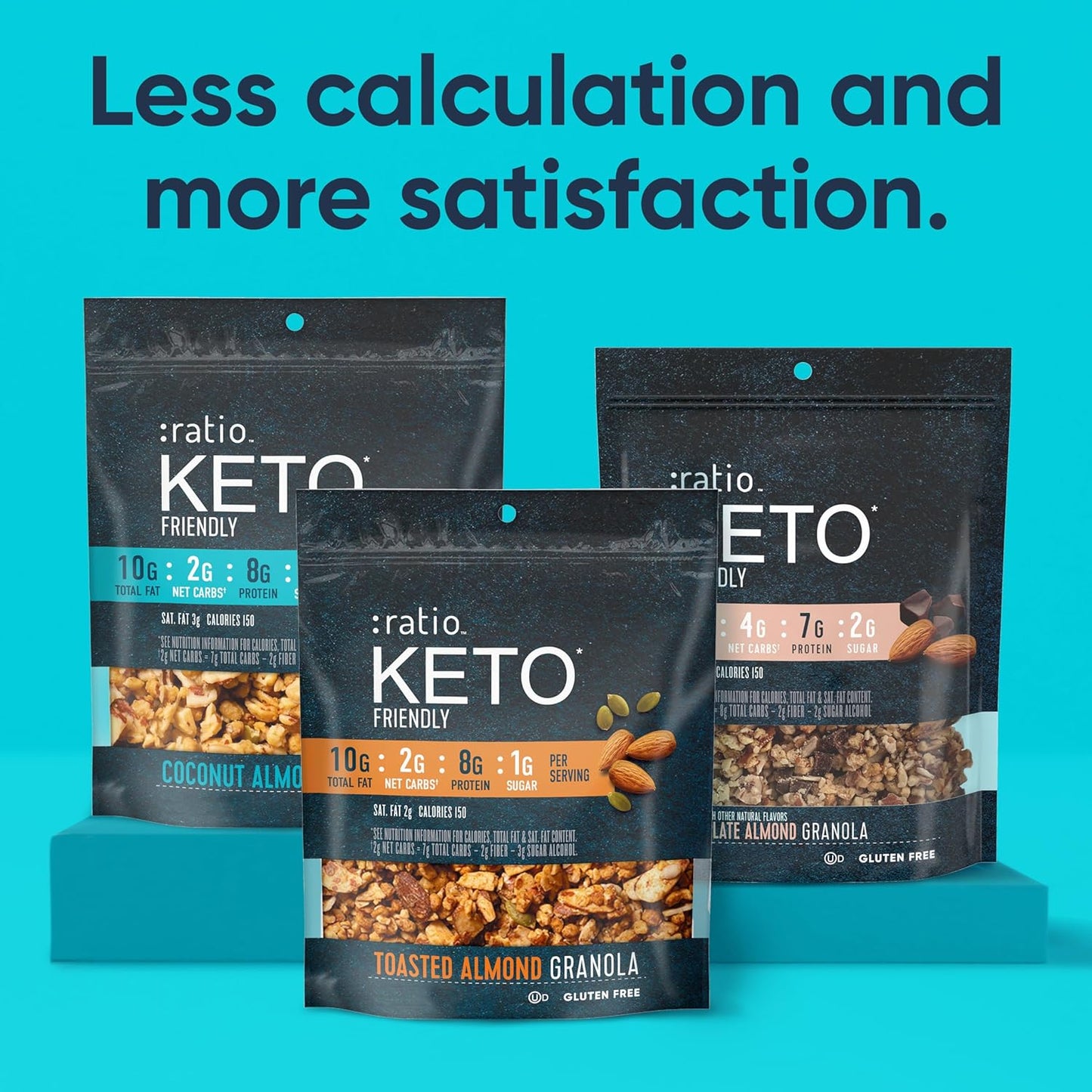 Grab :ratio KETO Friendly Granola Pouch Coconut Almond - 8oz