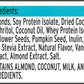 :ratio KETO Friendly Granola Pouch Coconut Almond - 8oz Ingredients List