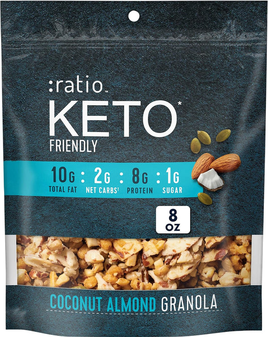 Buy :ratio KETO Friendly Granola Pouch Coconut Almond - 8oz