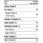 Kerr's Ginger Drops Hard Candies, 200g/7 oz. Bag Nutritional Information