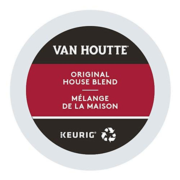 Van Houtte House Blend Coffee, 12-Count K-Cups for Keurig Brew