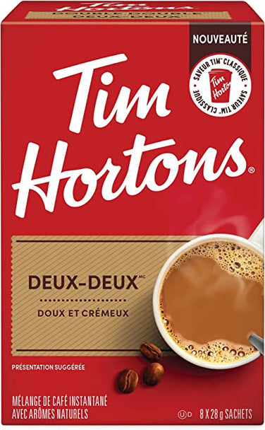 Shop Tim Hortons Double Double Instant Coffee Mix - 8 x 28g/1oz