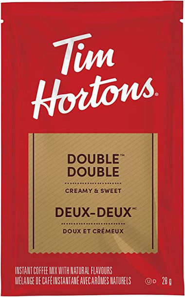 Tim Hortons Double Double Instant Coffee Mix, 8 x 28g/1 oz. {Imported from  Canada}