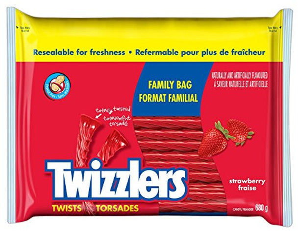 Twizzlers Strawberry Flavored Licorice (680g/24 oz. pack) .