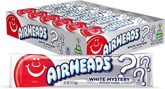 Buy Airheads Candy Individually Wrapped Bars, White Mystery, 0.55 Ounce (Pack of 36)