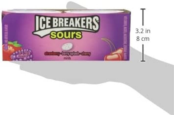 Ice Breakers Berry Sours Original Sours Puck - 43g/1.5oz  Package Size