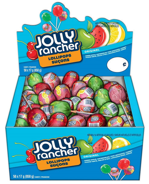 Buy Jolly Rancher Assorted Lollipops, 850g Box (50 x 17g lollipops) {Canadian}