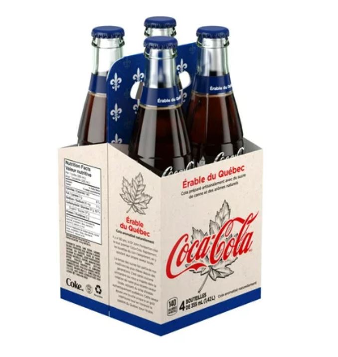 Order Coca-Cola, Quebec Maple Flavoured 4x355mL 4 Pack