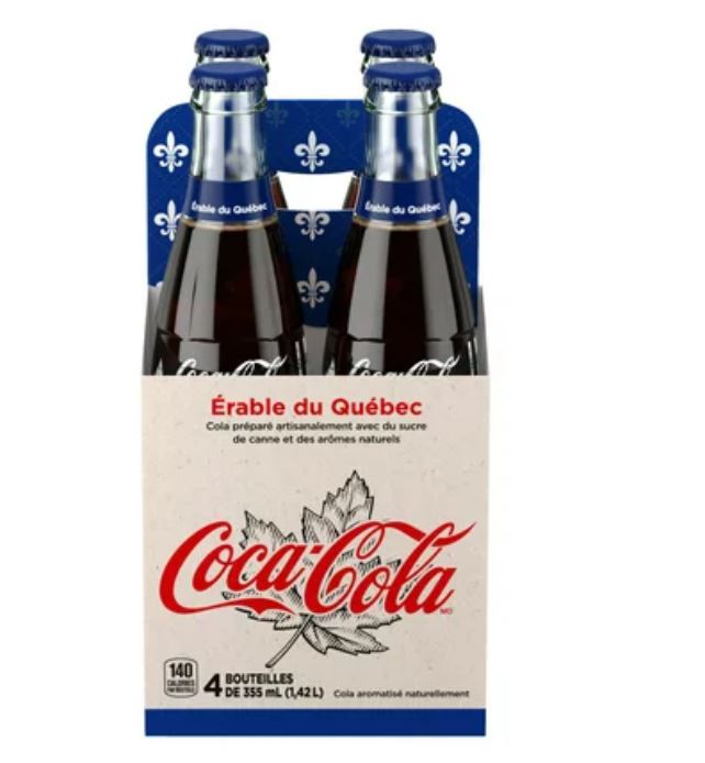 Purchase Coca-Cola, Quebec Maple Flavoured 4x355mL 4 Pack