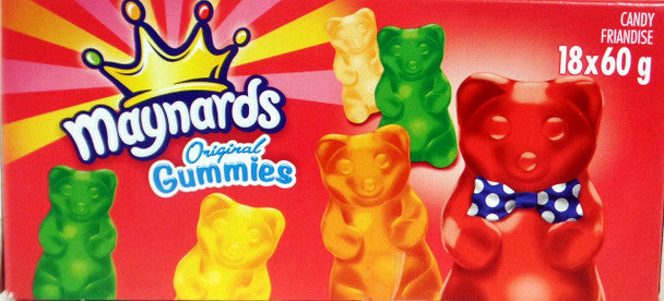 Maynard's Original Gummies (60g / 2.1oz per pack) 18ct