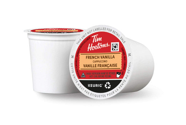 Order Tim Horton's Cappuccino French Vanilla K-cups 10 Count 148g