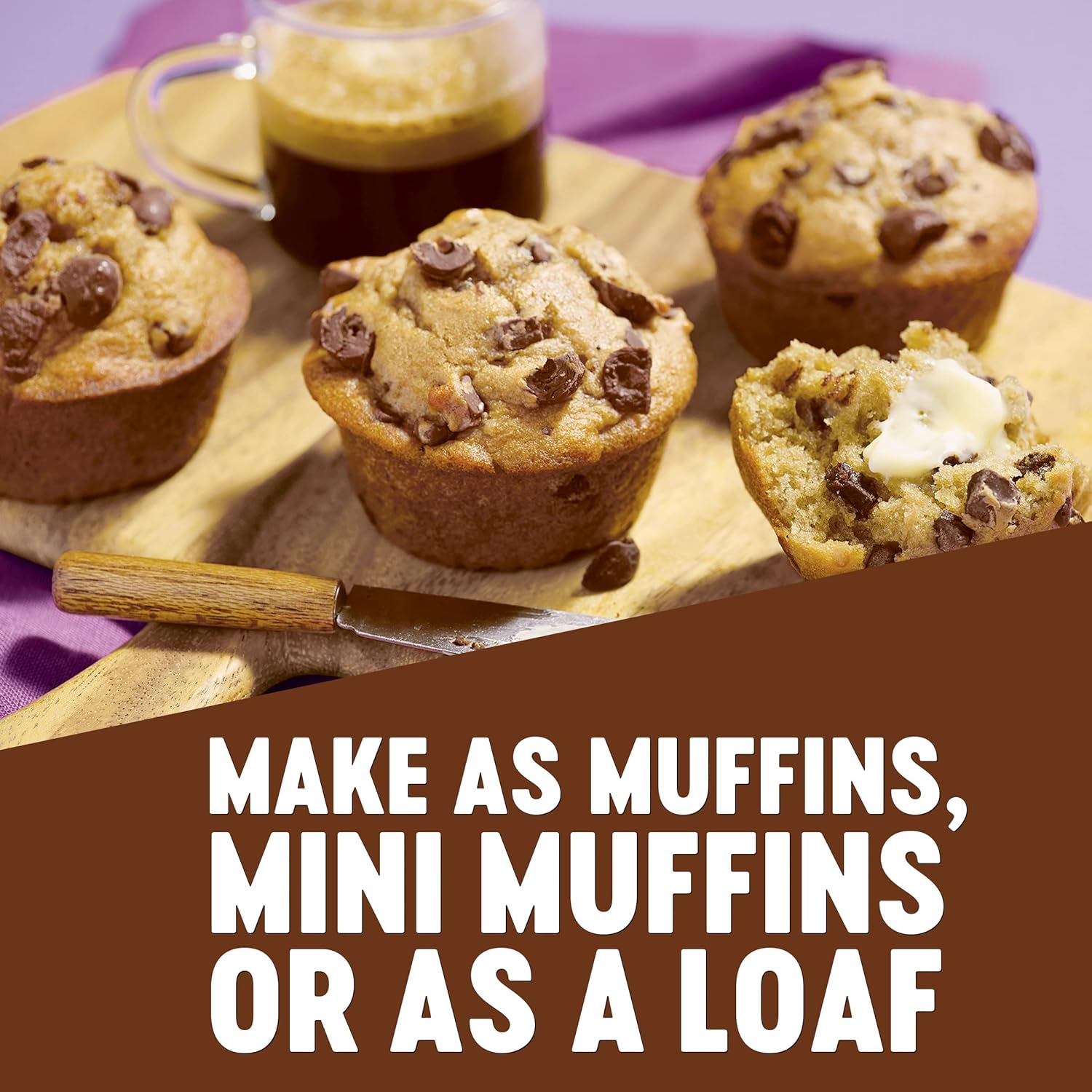 Krusteaz Muffin Mix, Chocolate Chunk Muffin Mix, 18.25 oz (Pack of 1)