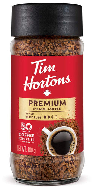 Tim Hortons Premium Instant Coffee (Medium) 100g/3.5oz., .