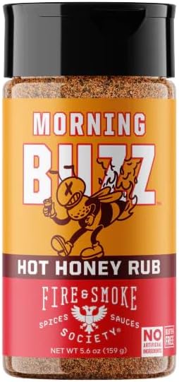 Buy Fire & Smoke Society Morning Buzz Hot Honey Spice Rub- 5.6oz