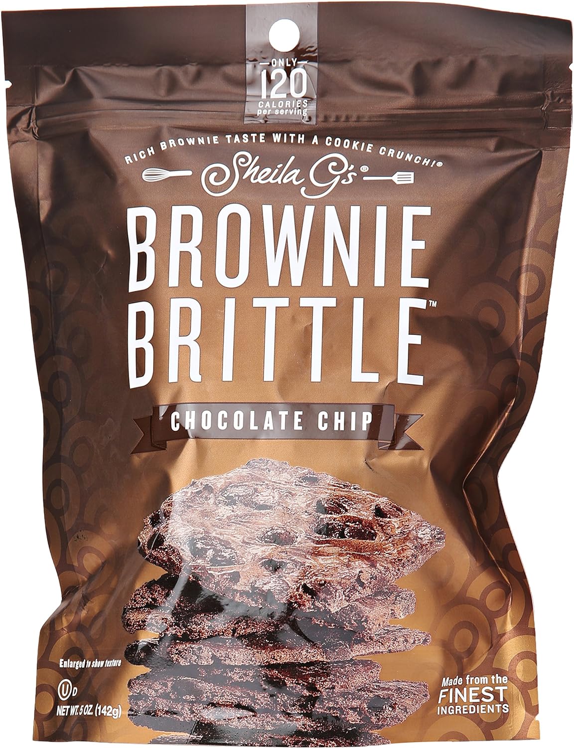 BROWNIE BRITTLE LLC - Chocolate Chip Brownie Brittle, 5-oz.