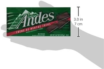 Andes Creme De Menthe Thins - 28 CT