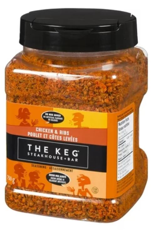 The Keg Chicken & Ribs Seasoning - 750 Gram Reusable Container