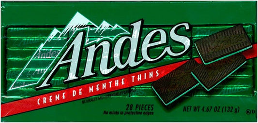 Andes Creme De Menthe Thins - 28 CT