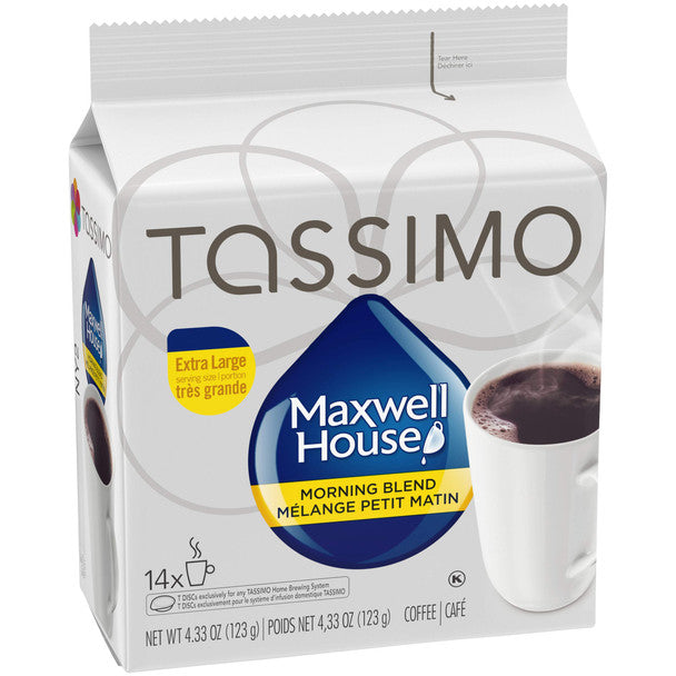 Order Tassimo Maxwell House Morning Blend Coffee 70ct- 4.33oz/123g