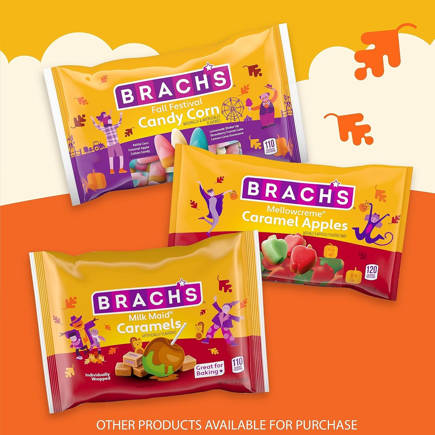 1 Share Bag x Brach's Caramel Apple - Imported Treat for All Times of the Year