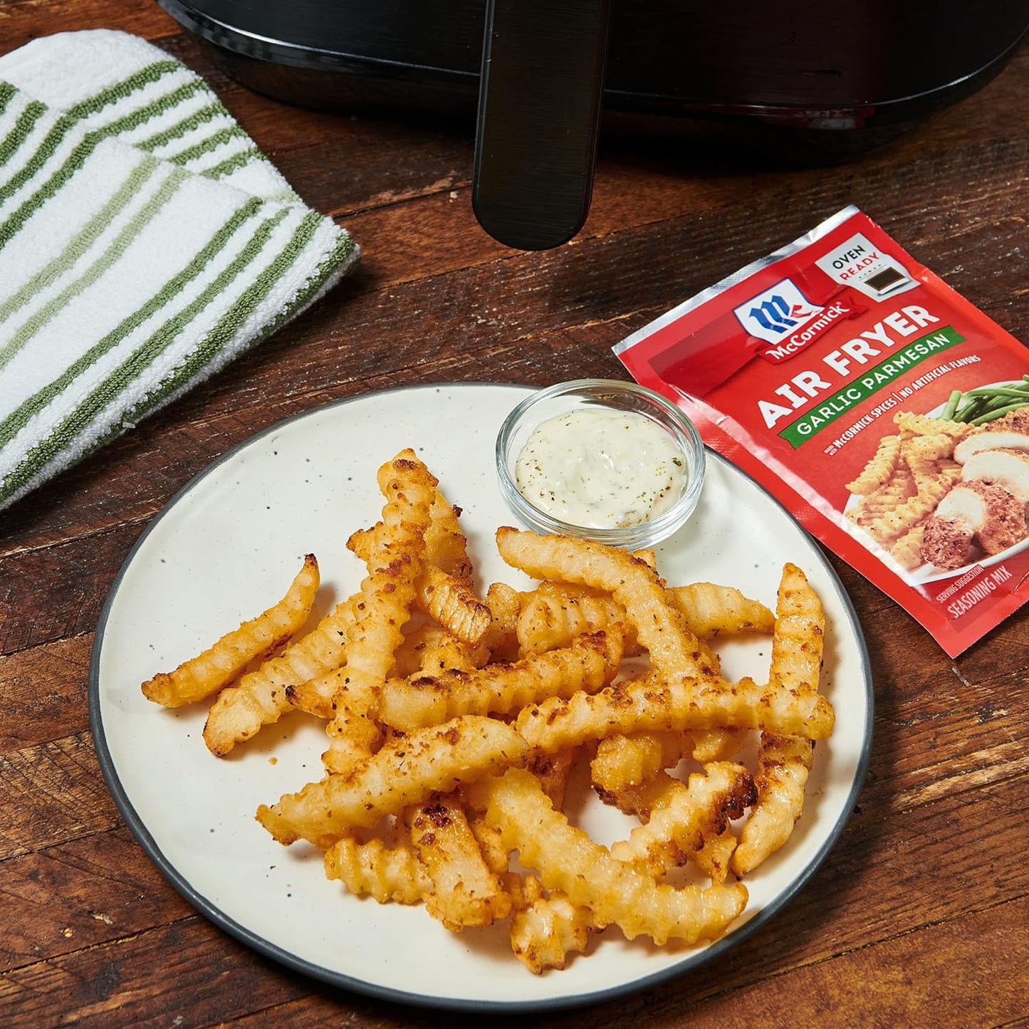 McCormick Air Fryer Garlic Parmesan Seasoning Mix, 1.25 oz