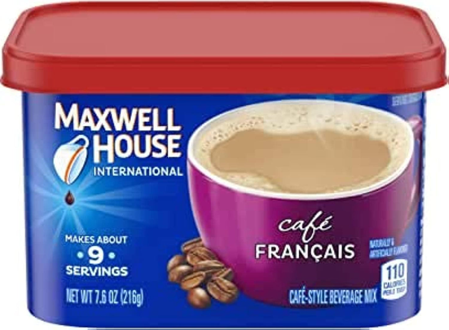 Maxwell House International Coffee, Cafe Francais, 7.6 Ounce