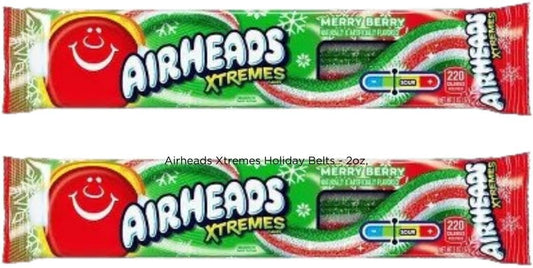 Airheads Xtremes Holiday Belts - 2oz, 2 Pack