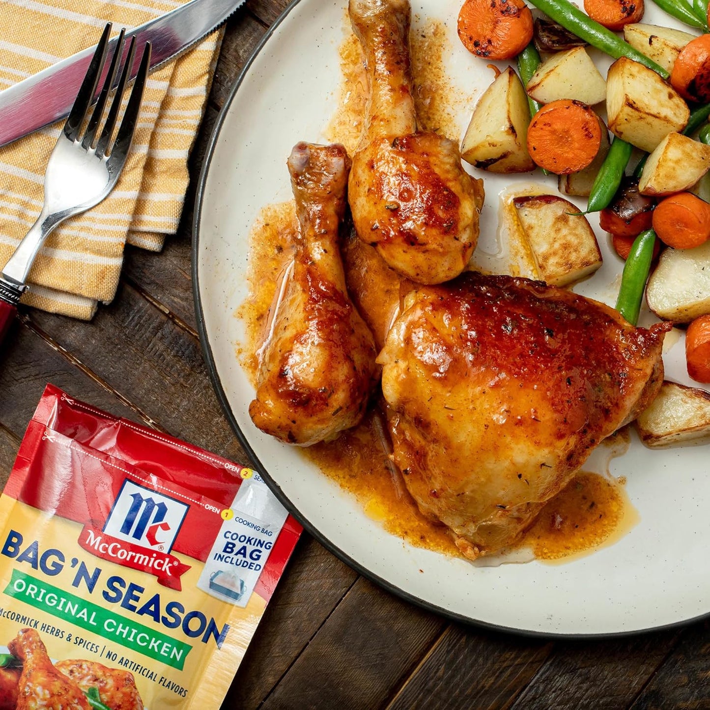 McCormick, Bag 'n Season Chicken, 1.25 Oz