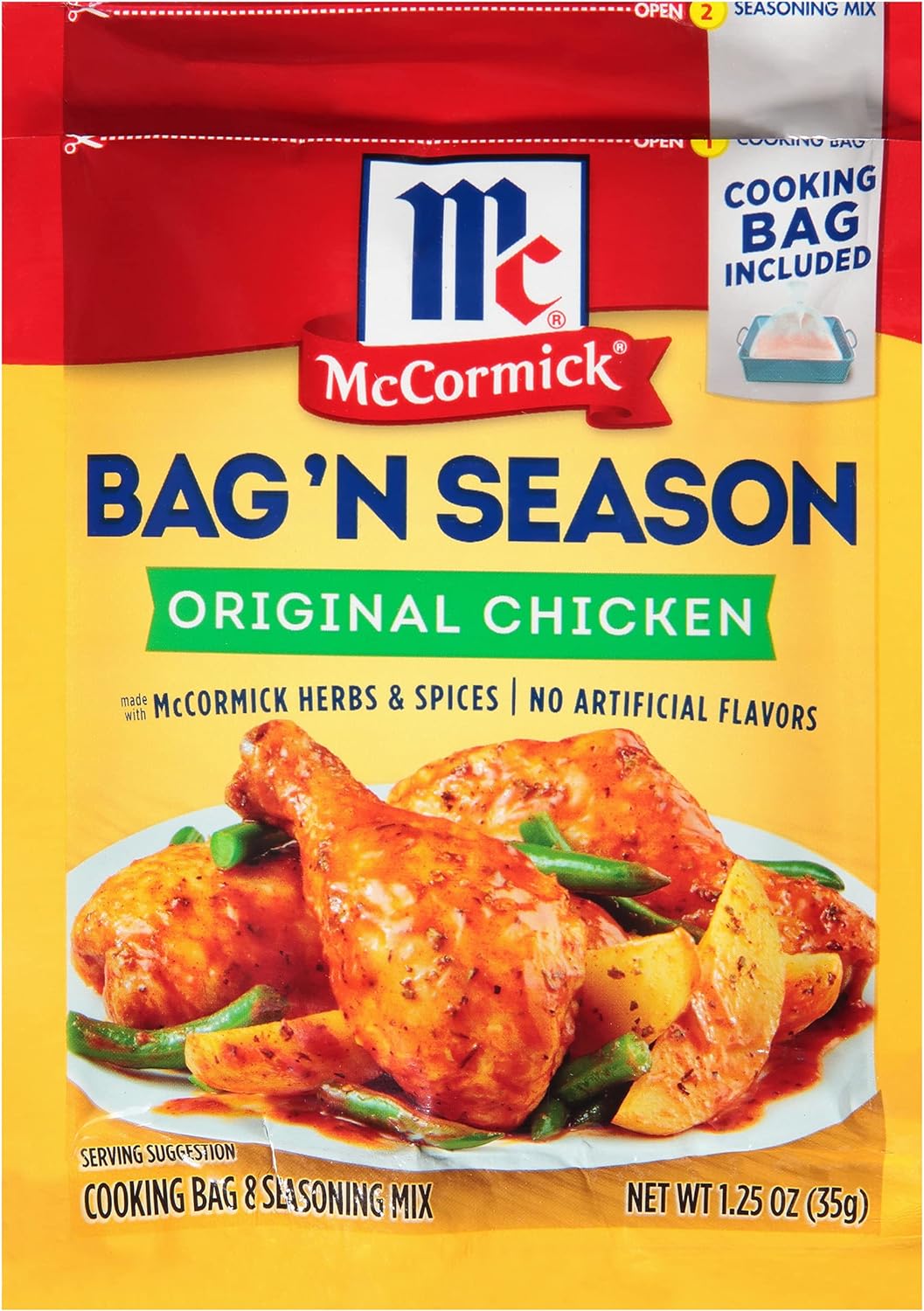 McCormick, Bag 'n Season Chicken, 1.25 Oz