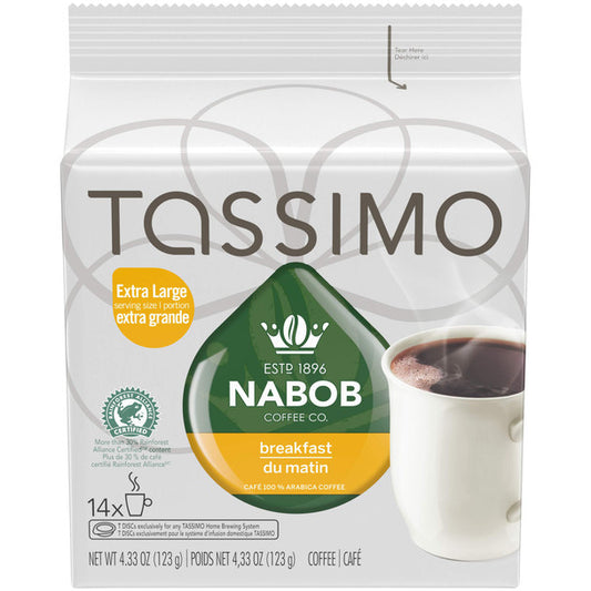 Tassimo Nabob 14 T Discs - Breakfast Blend (123g / 4.3oz)