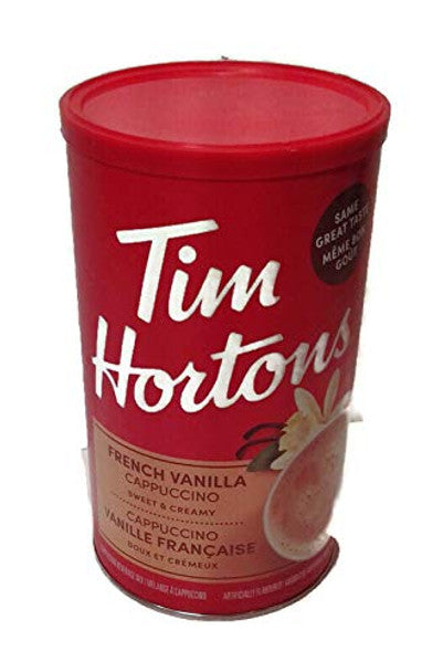 Tim Hortons French Vanilla Cappuccino 454g/16oz. Tin