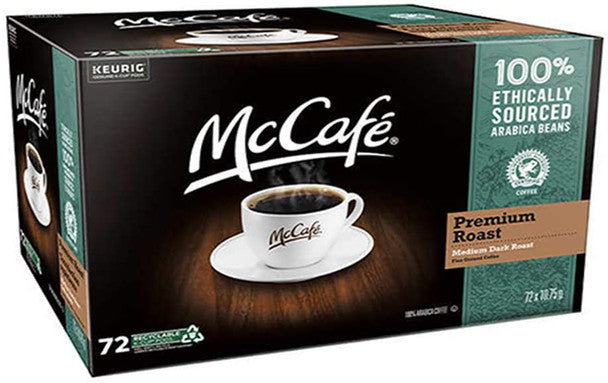 McCafe Premium Roast Coffee Pods, 72 Count, .