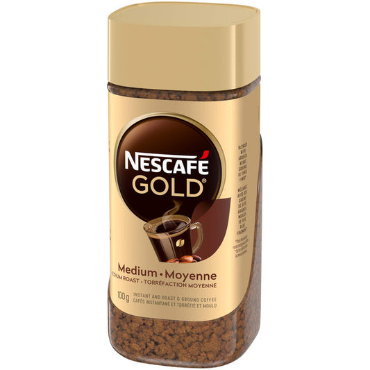 NESCAFE Gold Instant & Roast & Ground Coffee, 100g/3.5oz