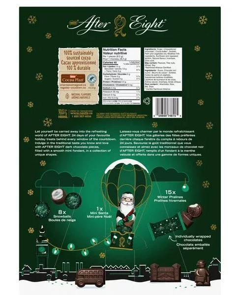 NESTLE AFTER EIGHT Mint Chocolate Thins Sweets 200g 7oz