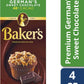 Baker's German's Sweet Chocolate Baking Bar, 4 Ounce