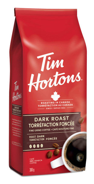 Shop Tim Horton's Dark Roast Coffee - 300g/10.6oz