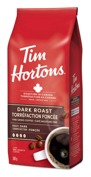 Get Tim Horton's Dark Roast Coffee - 300g/10.6oz