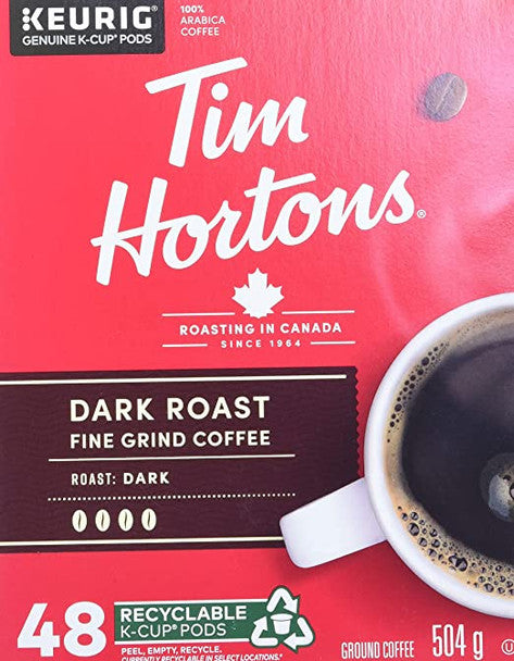 Purchase Tim Horton's Dark Roast Coffee (48 Count K-cup)