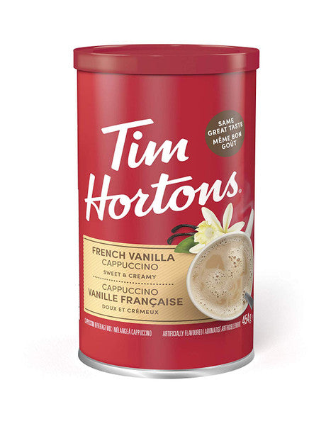 Tim Horton's Instant Cappuccino, French Vanilla, 454g/16 oz., .