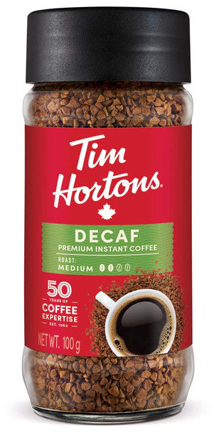 Tim Hortons Premium Instant Coffee (Decaf), 100g/3.5oz., .