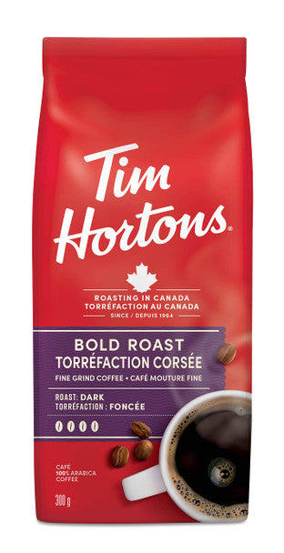 Buy Tim Hortons, Bold Roast Coffee, 300g/10.6oz.